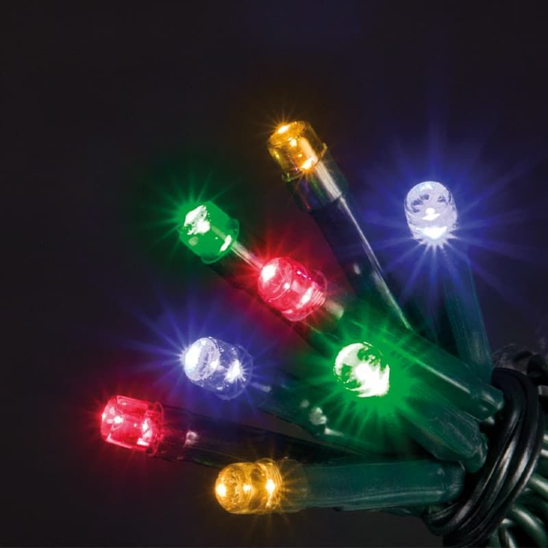 100 Multifunction LED Lights with Timer - Multicolour