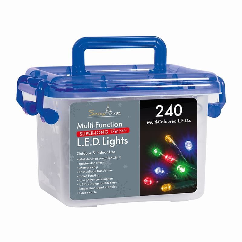 240 Multifunction LED Lights with Timer - Multicolour