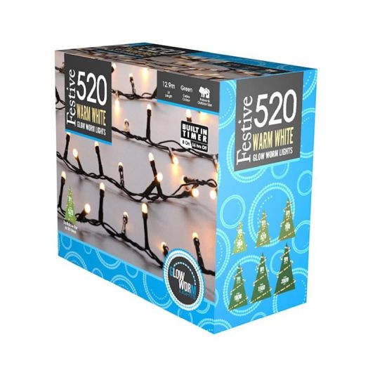 Glow-Worm Lights Warm White - 520