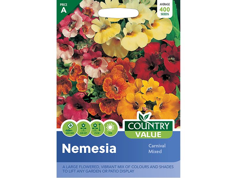 Nemesia 'Carnival Mixed' Seeds