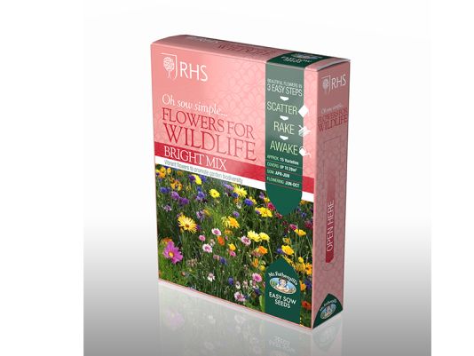 RHS Flowers for Wildlife 'Bright Mix' Seeds