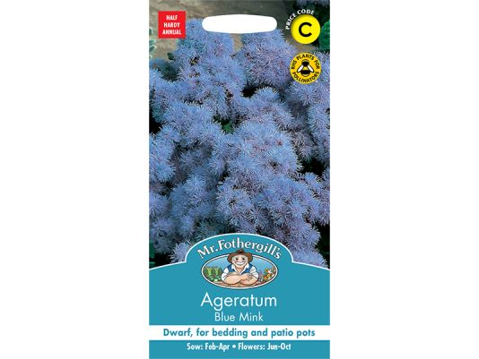 Ageratum 'Blue Mink' Seeds