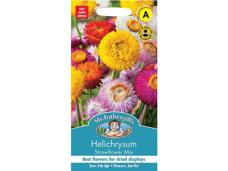 Helichrysum 'Strawflower Mix' Seeds