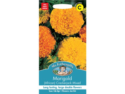 Marigold (African) 'Crackerjack Mixed' Seeds