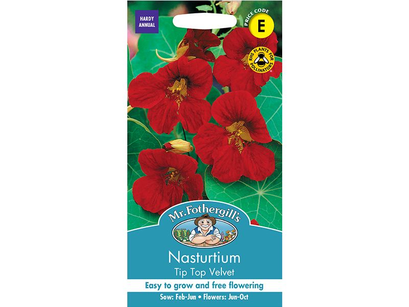 Nasturtium 'Tip Top Velvet' Seeds