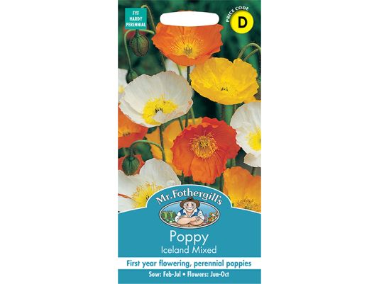 Poppy 'Iceland Mixed' Seeds