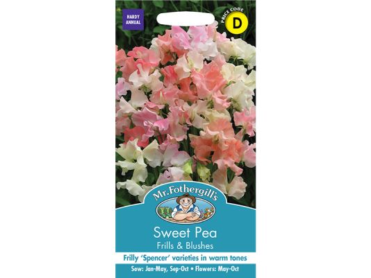 Sweet Pea 'Frills & Blushes' Seeds