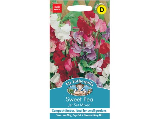 Sweet Pea 'Jet Set Mixed' Seeds