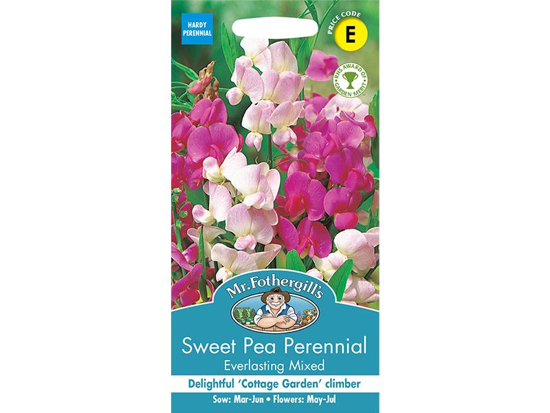 Sweet Pea 'Perennial Everlasting Mixed' Seeds