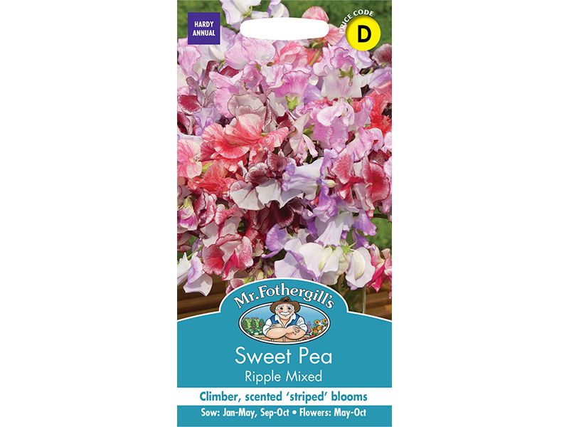 Sweet Pea 'Ripple Mixed' Seeds