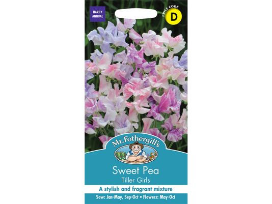 Sweet Pea 'Tiller Girls' Seeds