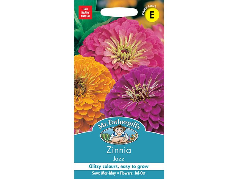 Zinnia 'Jazz' Seeds