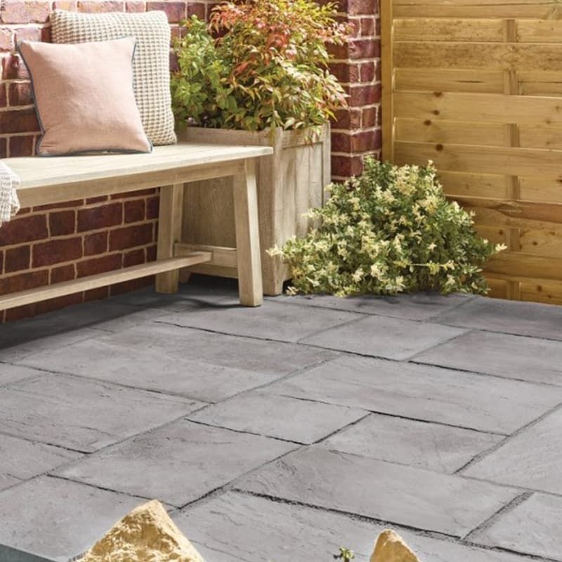 Abbey Paving Slab Graphite 60 x 60cm