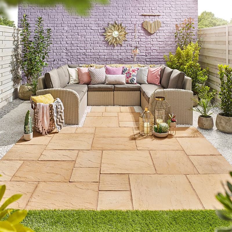 Abbey Paving York Gold - 30 x 30cm