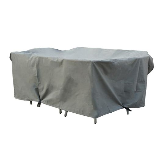 Rectangular 6 Seat Dining Set Cover Khaki