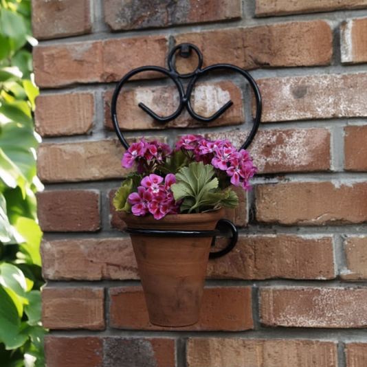 Amalfi Flower Pot Holder - Black