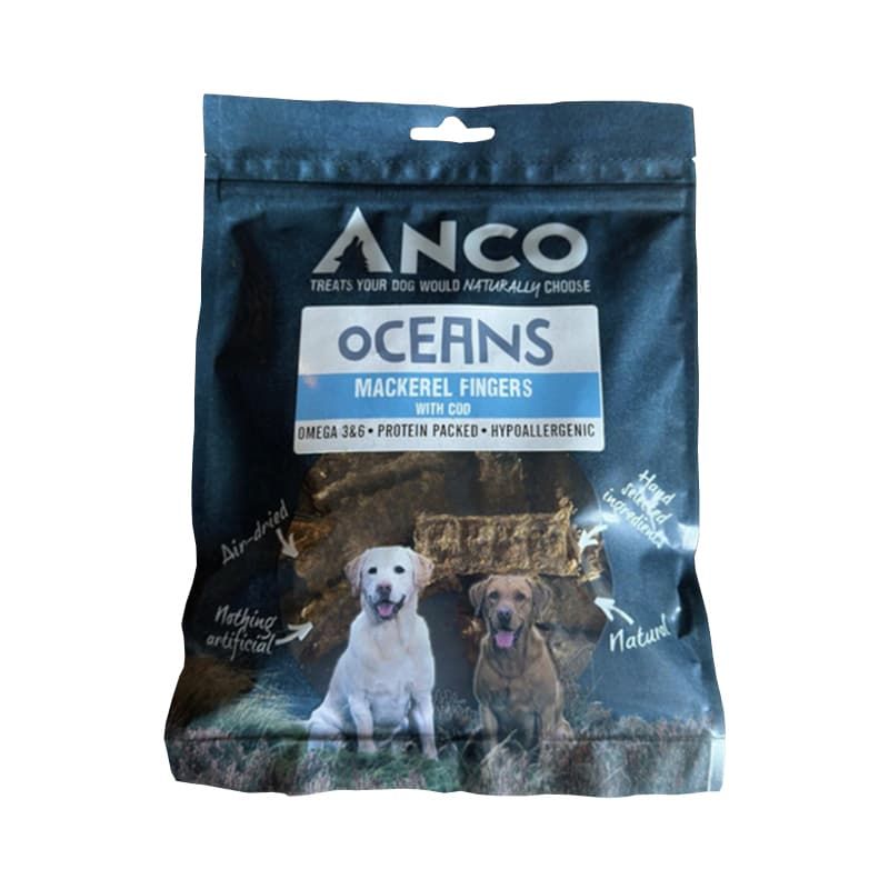 Anco Oceans Mackerel Fingers with Cod 100g