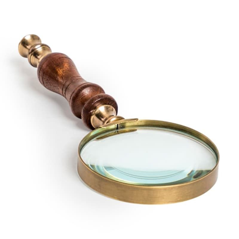 Antiqued Traditional Magnifying Glass