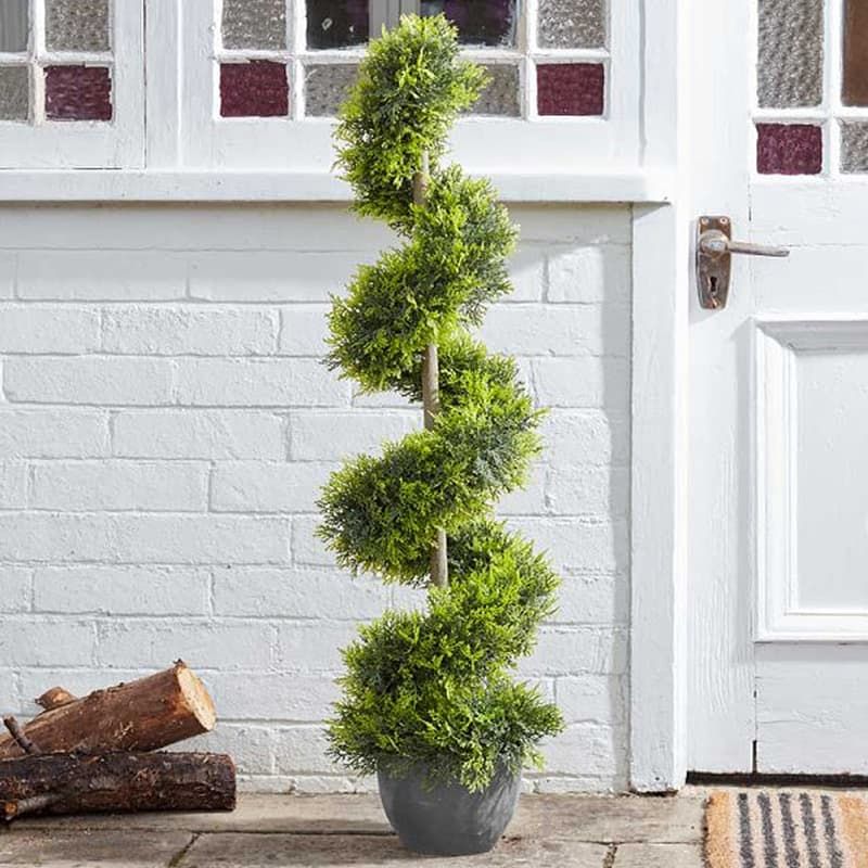 Artificial Cypress Topiary Twirl - 120cm