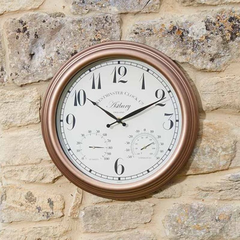 Astbury Wall Clock & Thermometer