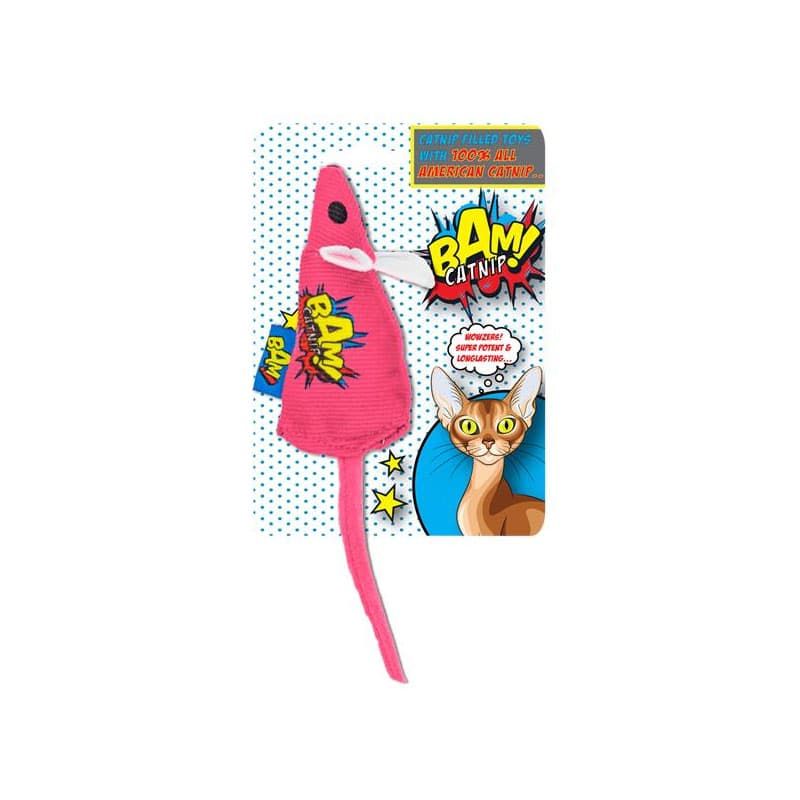 BAM CATNIP MOUSE - PINK