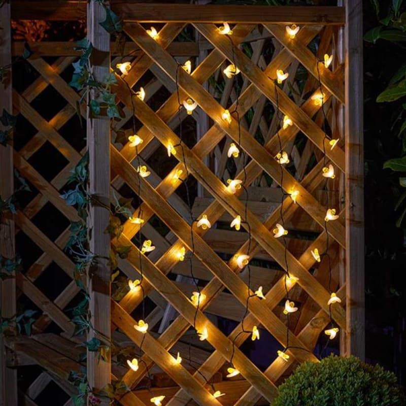 Bee Solar String Lights 50 LEDs