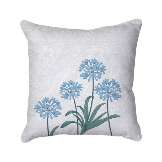 Blue Flowers Scatter Cushion 43 x 43cm