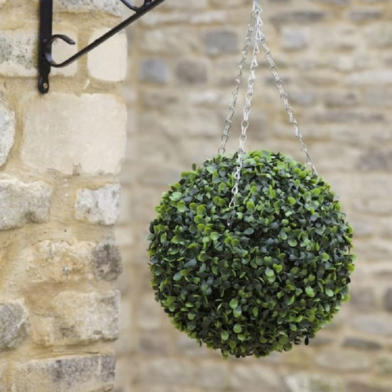 Boxwood Artificial Hanging Ball - 30cm