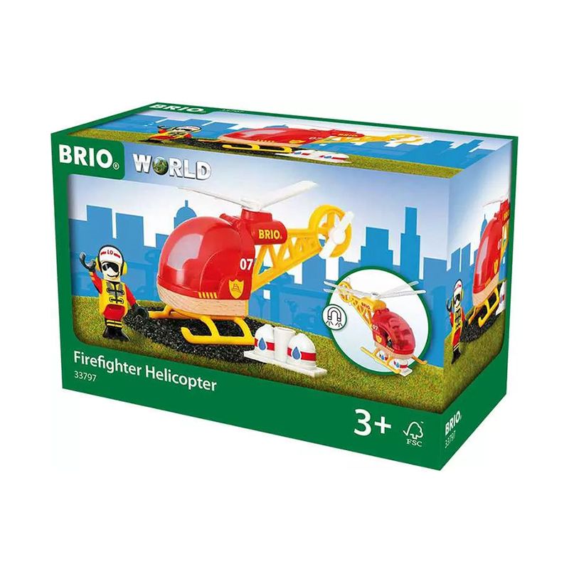 BRIO World Firefighter Helicopter