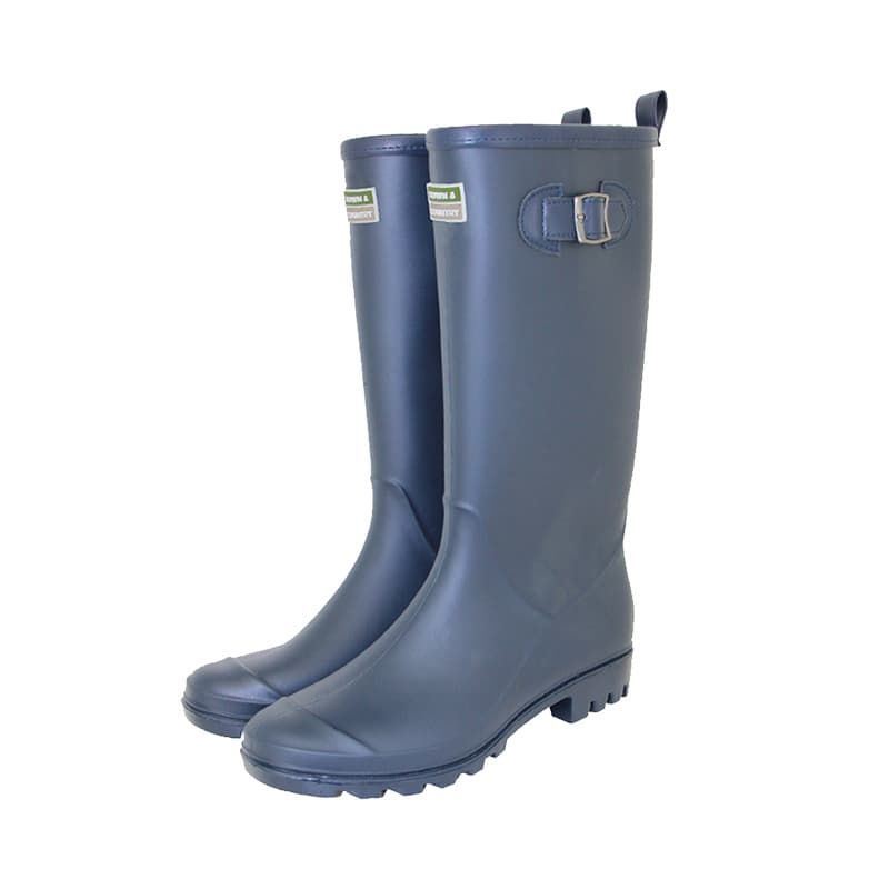 Burford Navy Wellington Boots UK 4