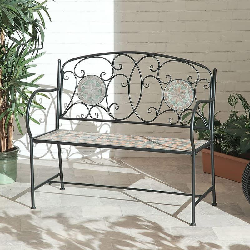 Cairo Mosaic Bench 2 Seater