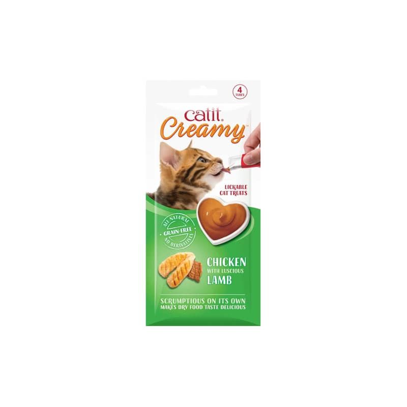 Catit Creamy Chicken and Lamb Cat Treats