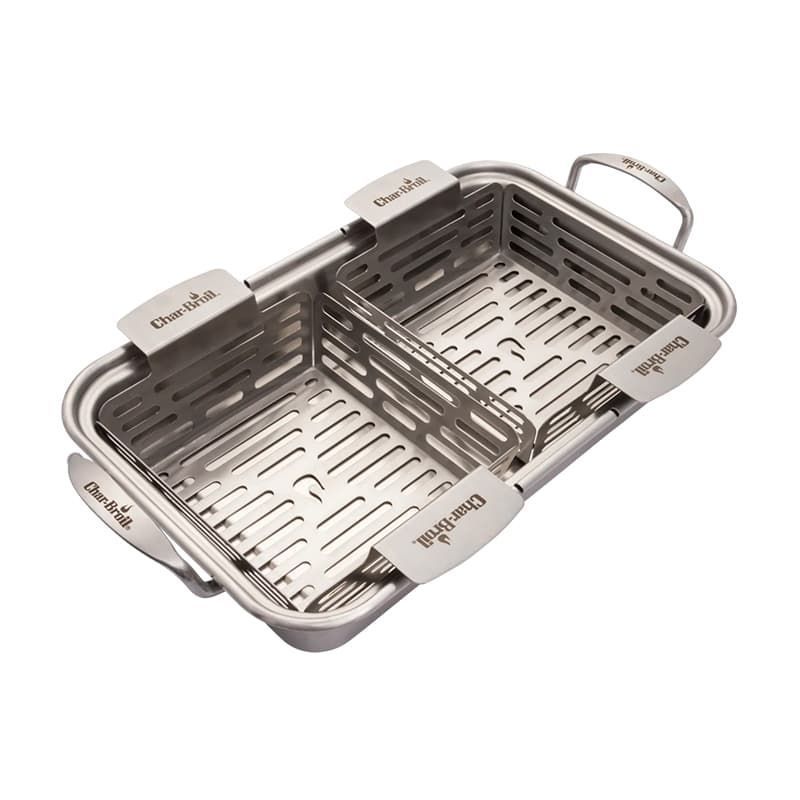 Char Broil Grill Set of Two Baskets Racks Pans Tates