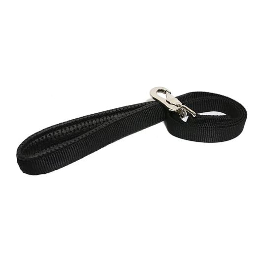 Classic Soft Protection Dog Lead Black 40"