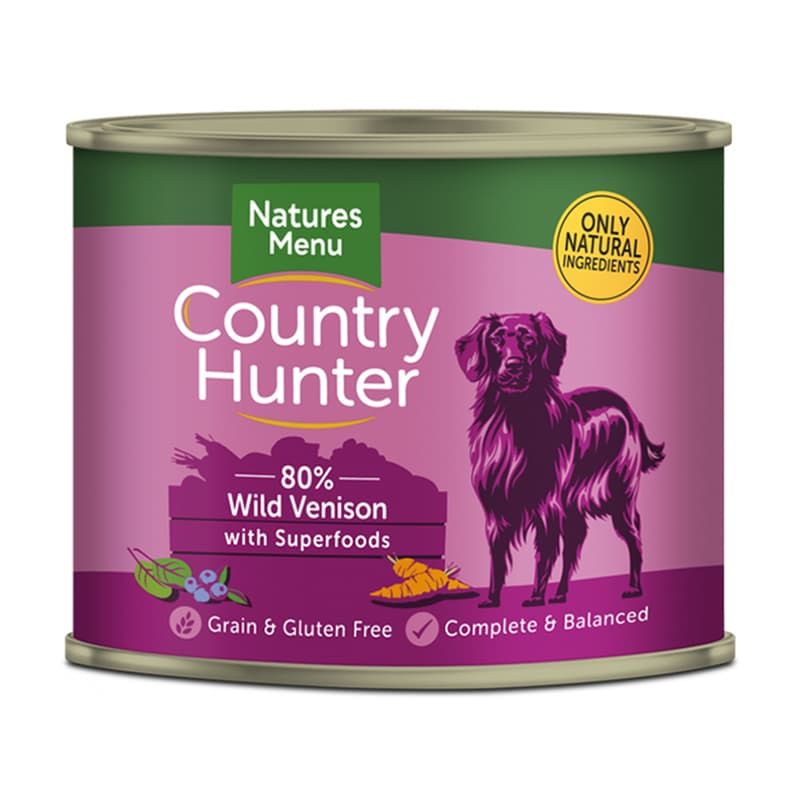 Country Hunter 80% Meat with Superfoods 600g - Wild Venison