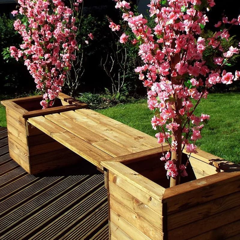 Deluxe Planter Bench