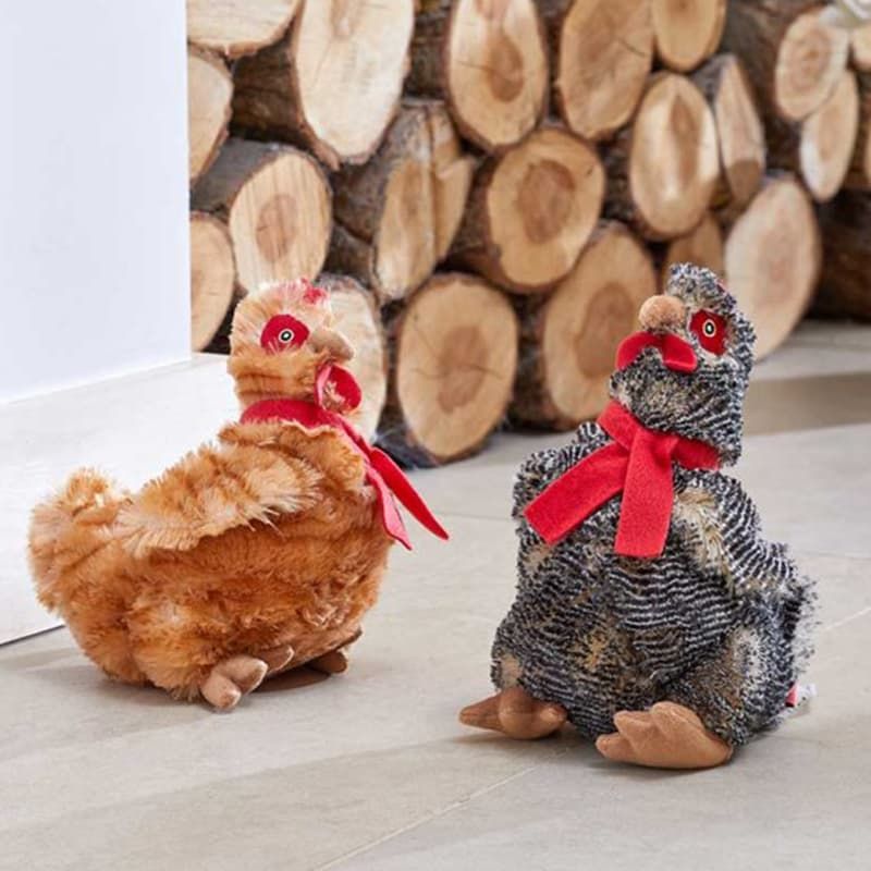 Stuffed chicken dog toy online