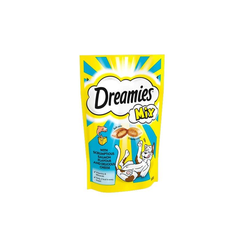 Dreamies Cat Treats - Salmon & Cheese 60g