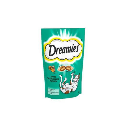 Dreamies Cat Treats - Turkey 60g