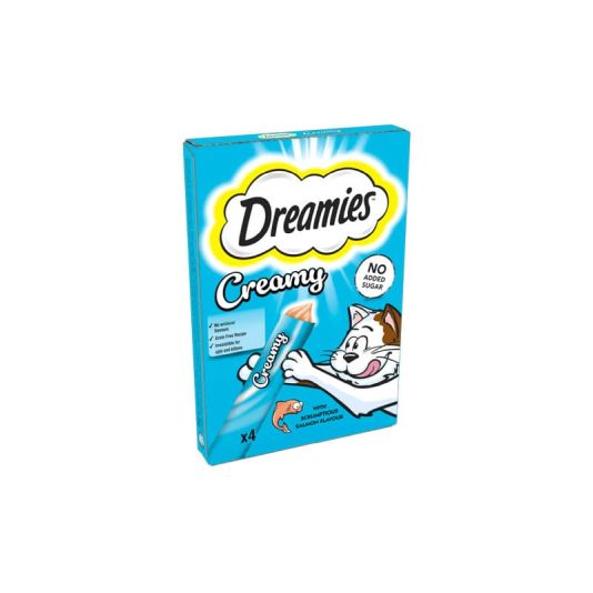 Dreamies Creamy Cat Treats with Salmon Flavour 40g