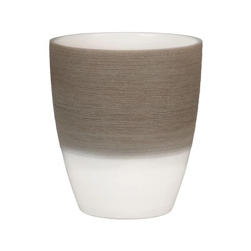 Espresso Cream Orchid Pot 15cm