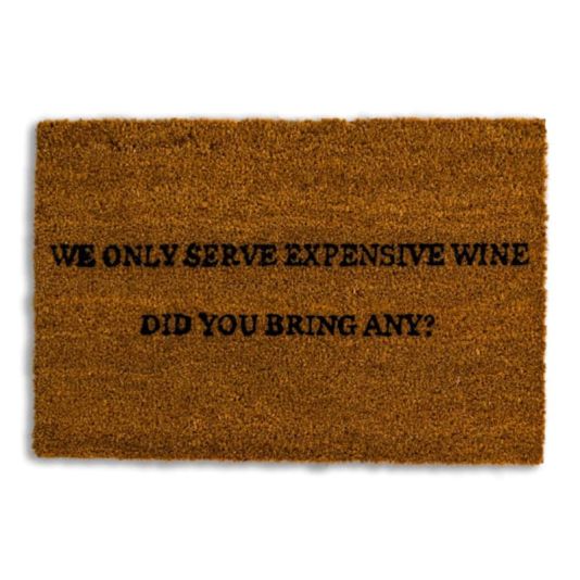 'Expensive Wine' Doormat