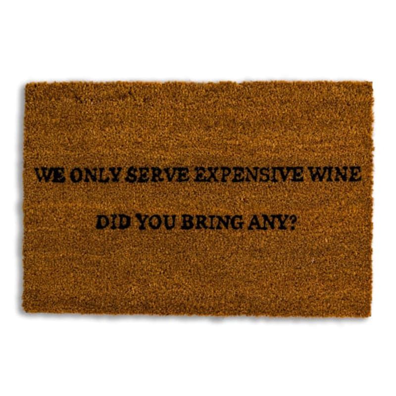 'Expensive Wine' Doormat