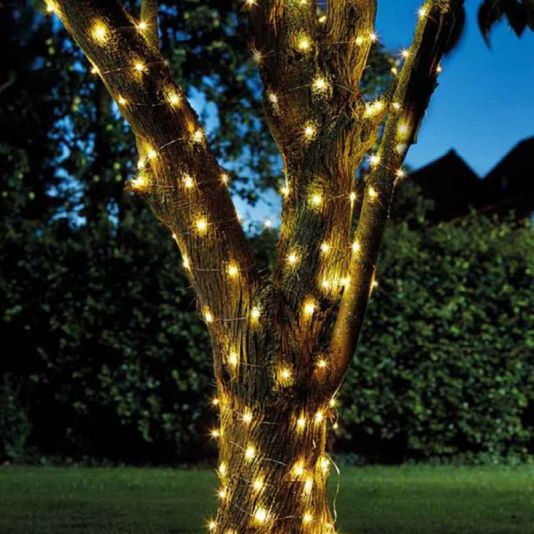 Firefly Solar String Lights Warm White 100 LEDs