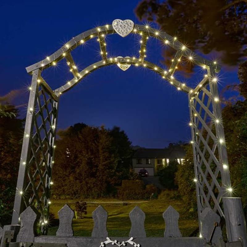 Firefly Solar String Lights Warm White 200 LEDs