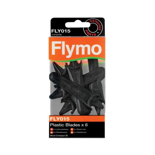 Flymo Plastic Lawnmower Blades Micro Compact 30