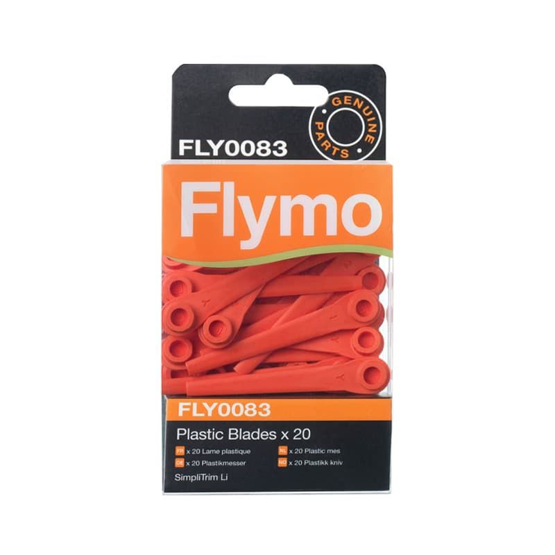 Flymo Plastic Trimmer Blades x 20