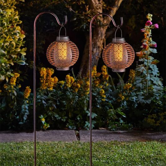 Forli Flaming Lantern Pack of Two