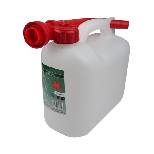 Fuel Can Clear Plastic 5 Litre