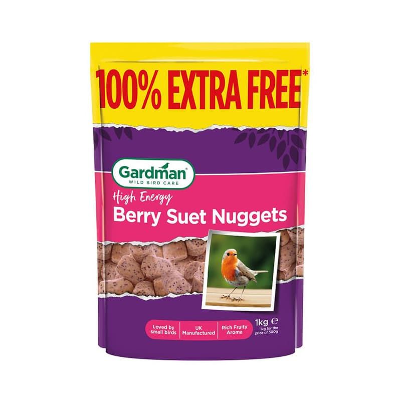 Gardman Berry Suet Nuggets - 500g + 100% Free